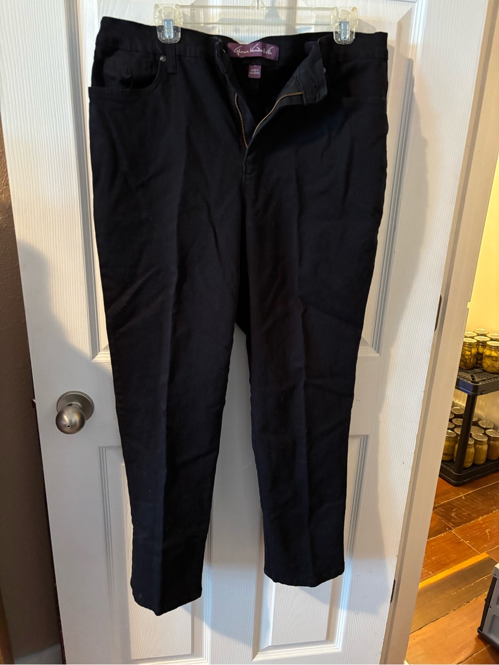 Gloria Vanderbilt Women's Black Slim Jeans
